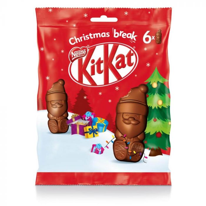 Kit Kat Milk Chocolate Santa Sharing Bag 55g