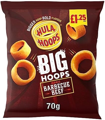 Hula Hoops Big Hoops Barbecue Beef 70g
