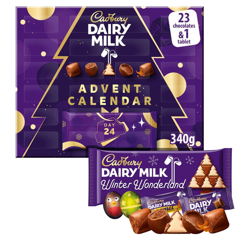 Cadbury Dairy Milk Chocolate Advent Calendar 348g