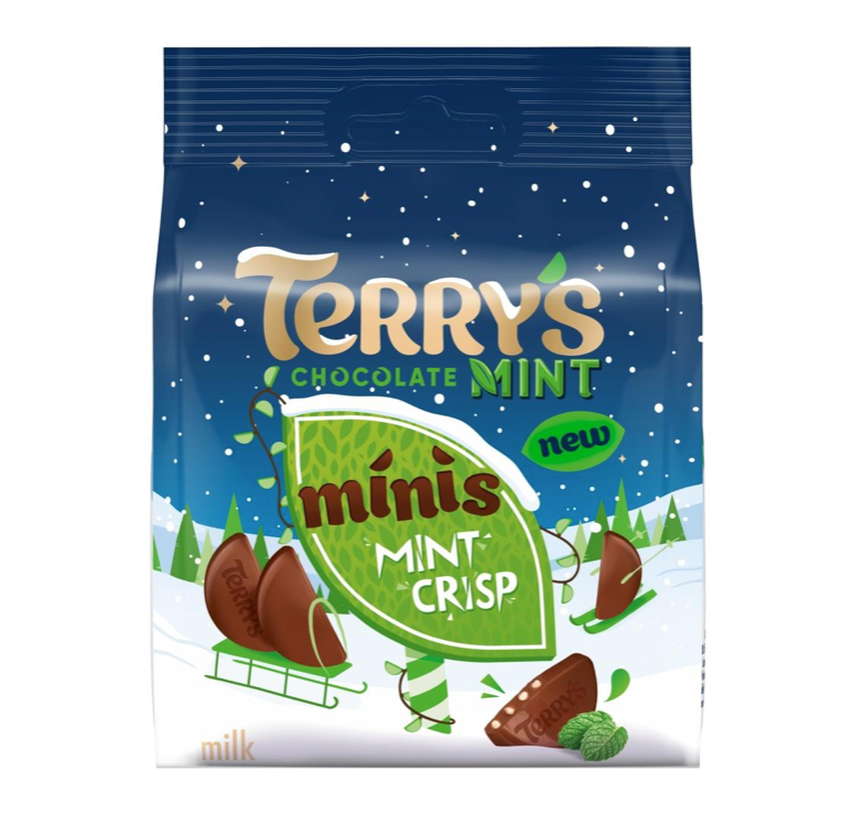 Terry's Chocolate Mint Crisp Minis Bag 80g