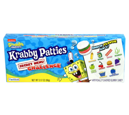 SpongeBob Krabby Patties Secret Menu Challenge 90g