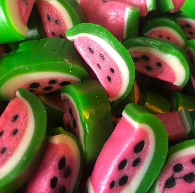 Peelable Watermelon Liquorice Slices