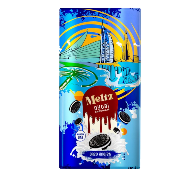 Meltz Dubai Oreo Knafeh Chocolate 192g