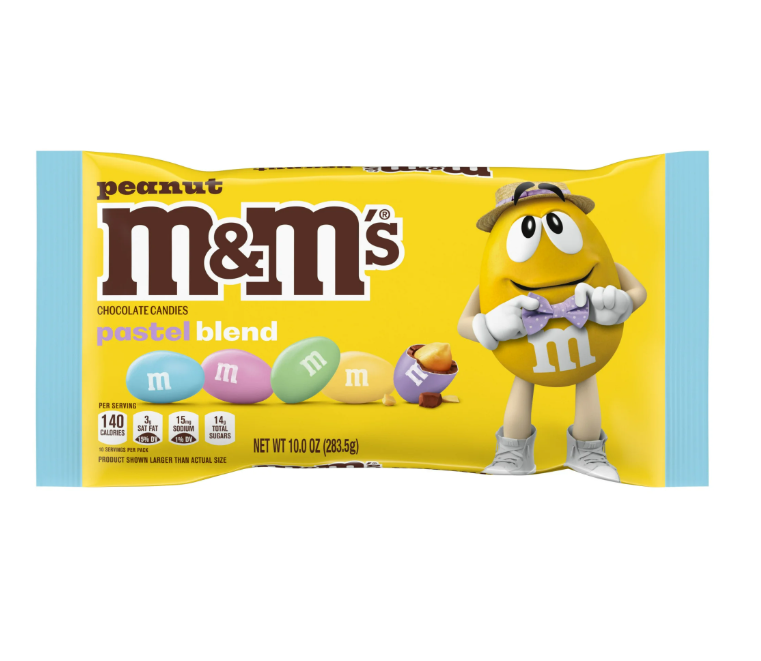 M&M's Peanut Milk Chocolate Pastel Easter 283g