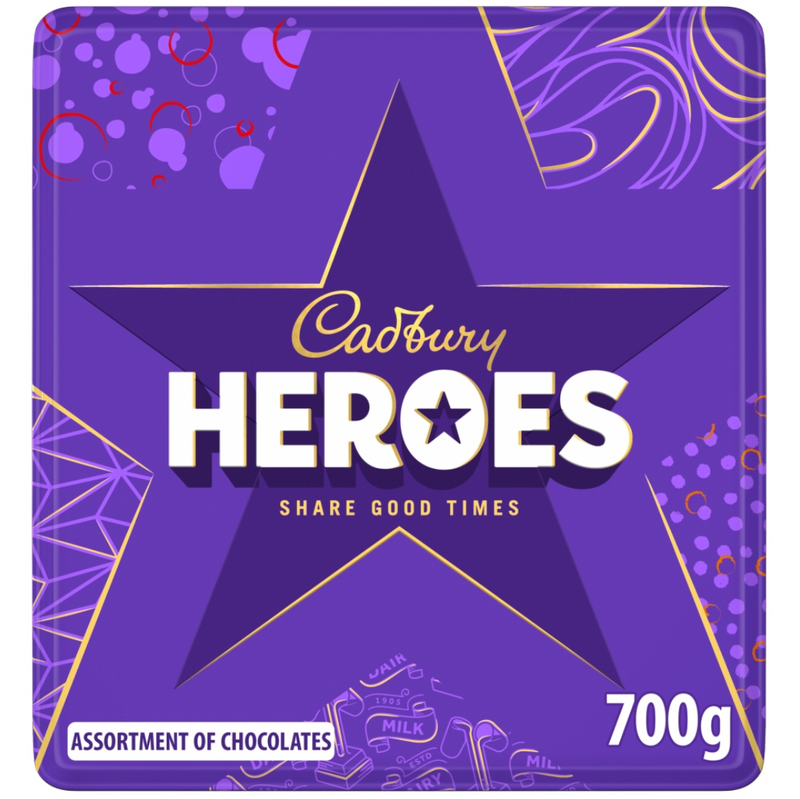 Cadbury Heroes Chocolate Tin 700g