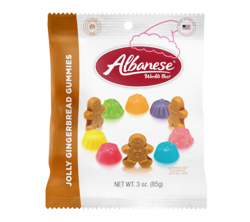 Albanese World's Best Jolly Gingerbread Gummies 85g