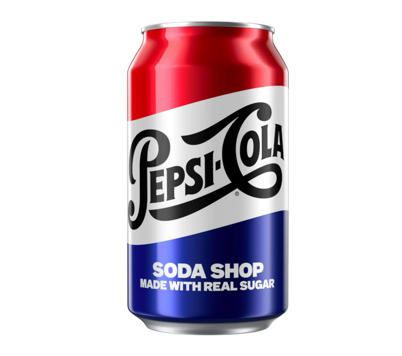Pepsi Soda Shop With Real Sugar 355ml