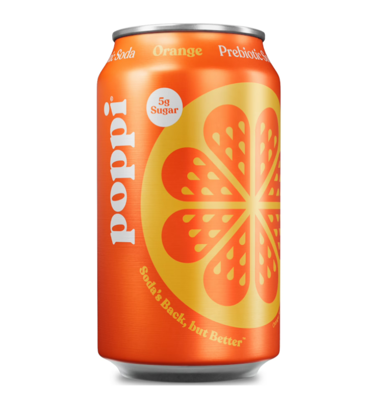 Poppi Prebiotic Orange Soda 355ml – International Foods UK