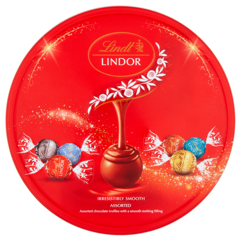 Lindt Lindor Irresistibly Smooth Assorted Truffles Tin 450g