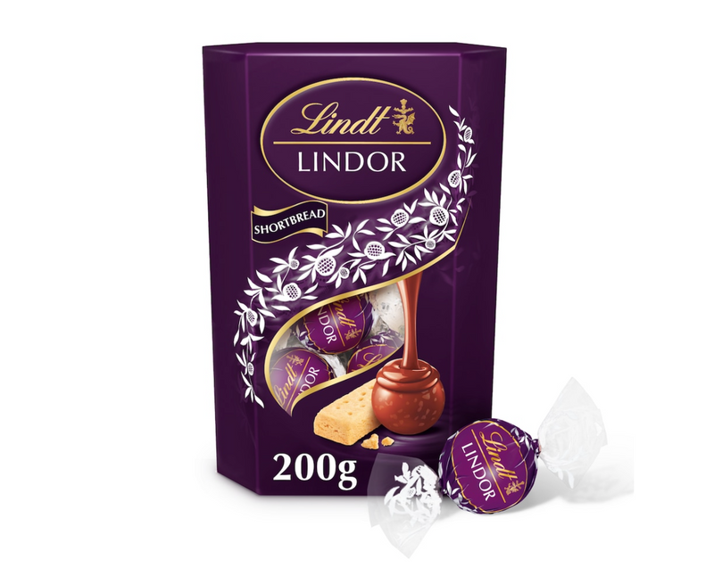 Lindt Lindor Shortbread Truffles 200g