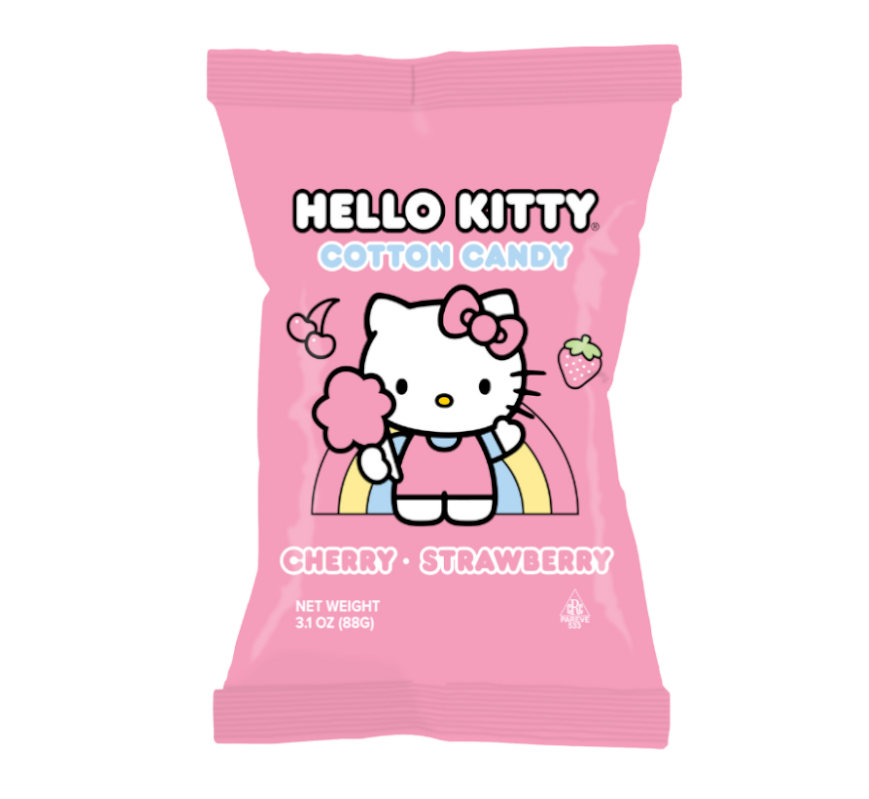 Hello Kitty Cherry/Strawberry Cotton Candy 88g