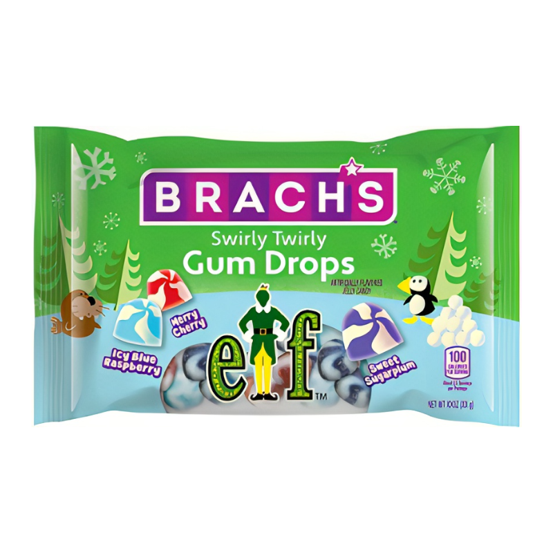 Brach's Elf Swirly Twirly Gum Drops 85g