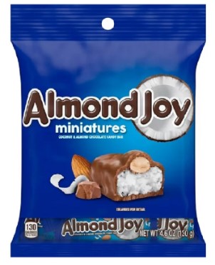 Almond Joy Snack Size 136g