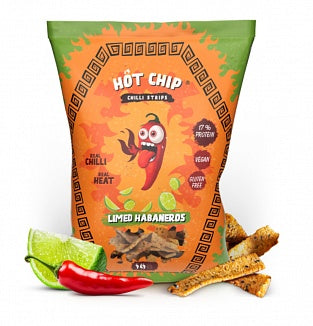 Hot Chip Chilli Strips Limed Habaneros 80g