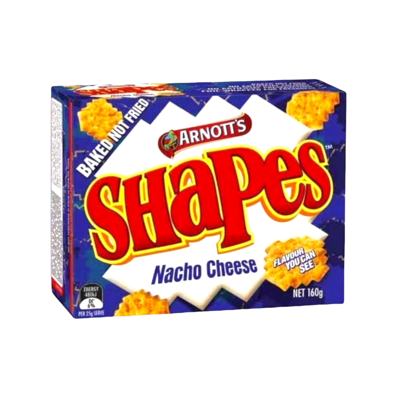 Arnott's Shapes Nacho Cheese 160g