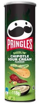 Pringles Sizzlin' Chipotle Sour Cream 120g