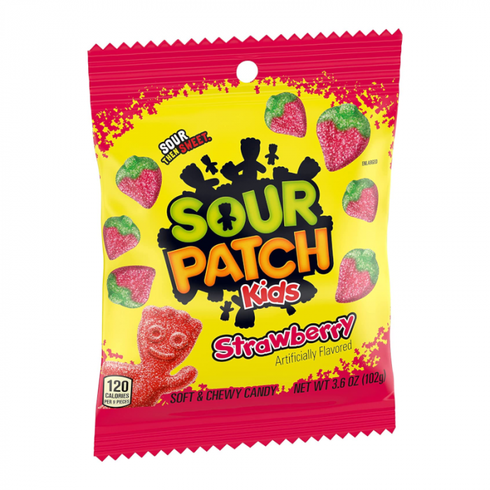 Sour Patch Kids Strawberry 102g - Best Before 14th March 2025