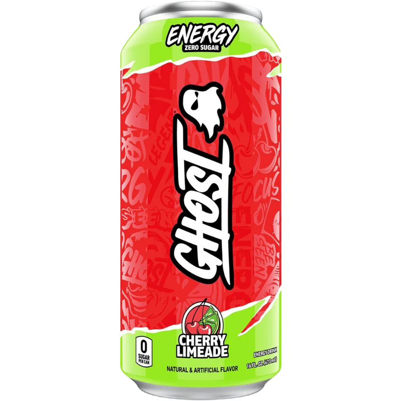 Ghost Cherry Limeade Zero Sugar Energy Drink 500ml
