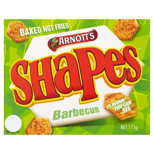 Arnott's Shapes BBQ Original Flavour 175g