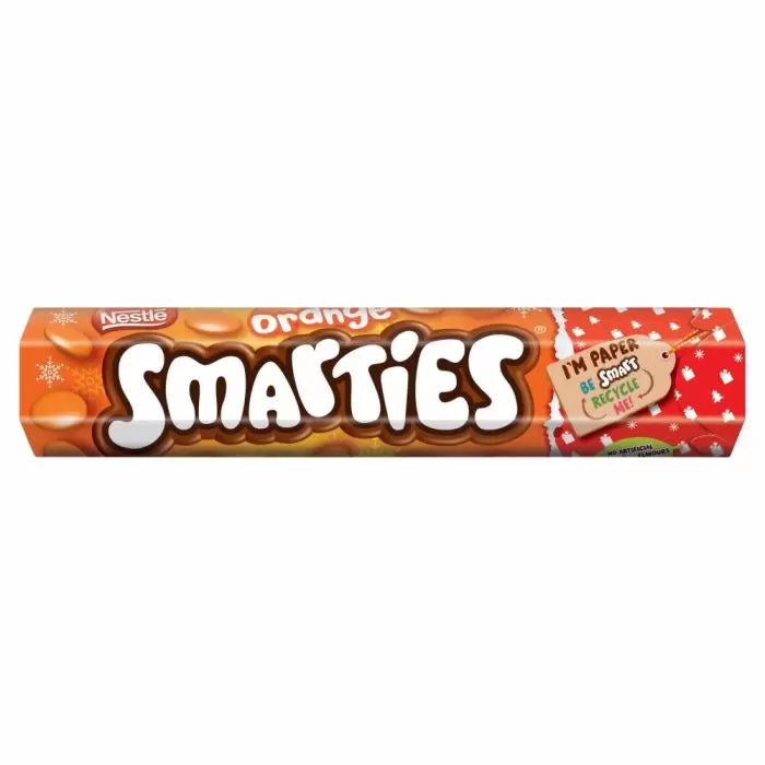 Smarties Orange Milk Chocolate Giant Tube 120g