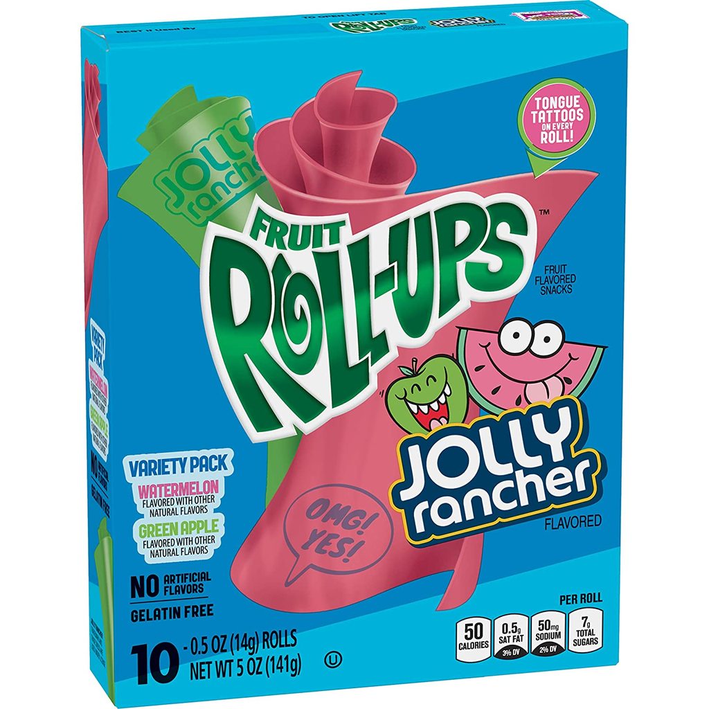 Jolly Rancher Fruit Roll-Ups 141g