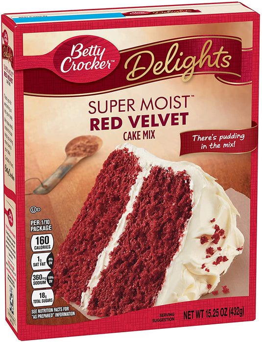Image Betty Crocker Super Moist Red Velvet Cake Mix 432g