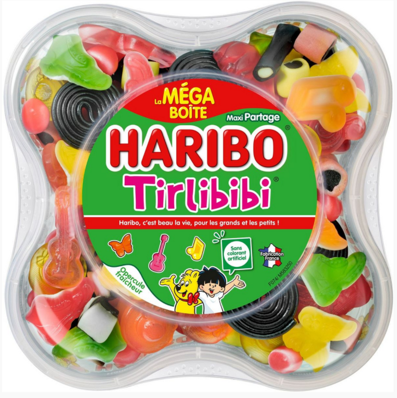 Haribo Tirlibibi Family Size Candy Tub 750g