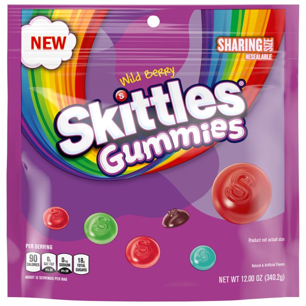 Skittles Wild Berry Gummies 340g