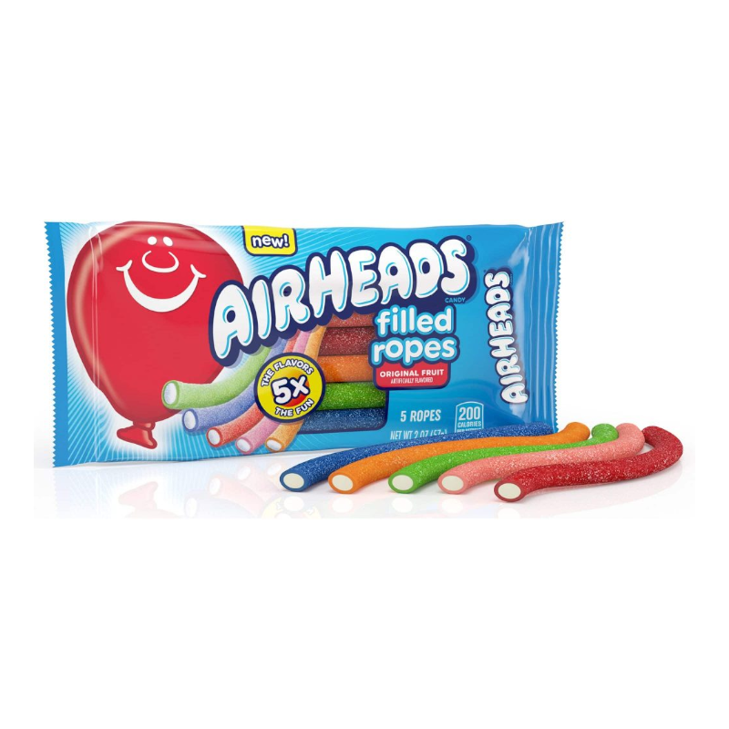 Airheads Filled Ropes 57g - Best Before September 2025