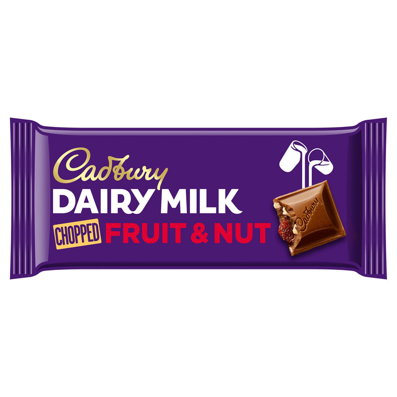 Cadbury Dairy Milk Fruit and Nut 95g - Best Before 11th May 2025