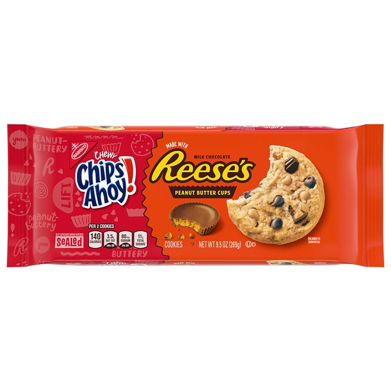 Chips Ahoy! Chewy Reese's Peanut Butter Cup Cookies 269g