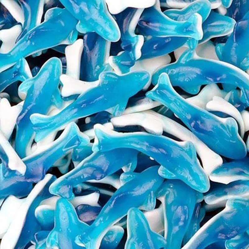 Blue Raspberry Giant Dolphins