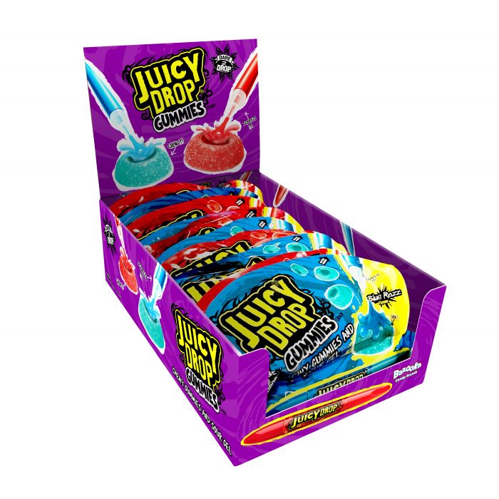 Juicy Drop Gummies And Sour Gel 57g International Foods Uk 