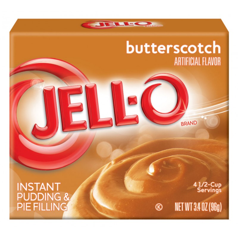 JellO Butterscotch Instant Pudding 99g International Foods UK