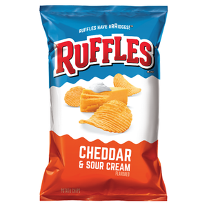 Ruffles Potato Chips Cheddar and Sour Cream 184g