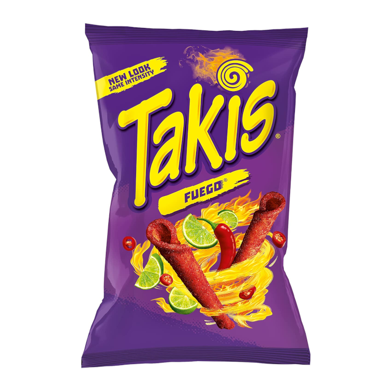 Takis Fuego Rolled Tortilla Corn Chips 100g