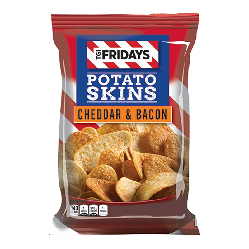 TGI Fridays Cheddar & Bacon Potato Skins 112g - Best Before 1st December 2025