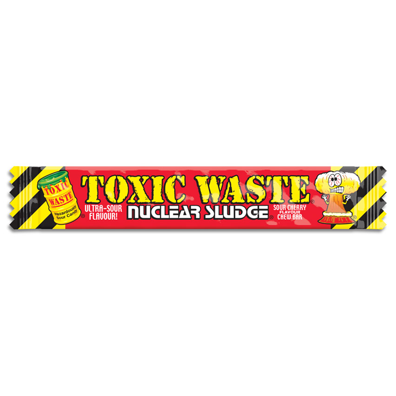 Toxic Waste Nuclear Sludge Chew Bar Sour Cherry 20g