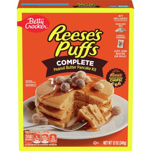 Betty Crocker Reese's Puffs Complete Peanut Butter Pancake Mix 340g