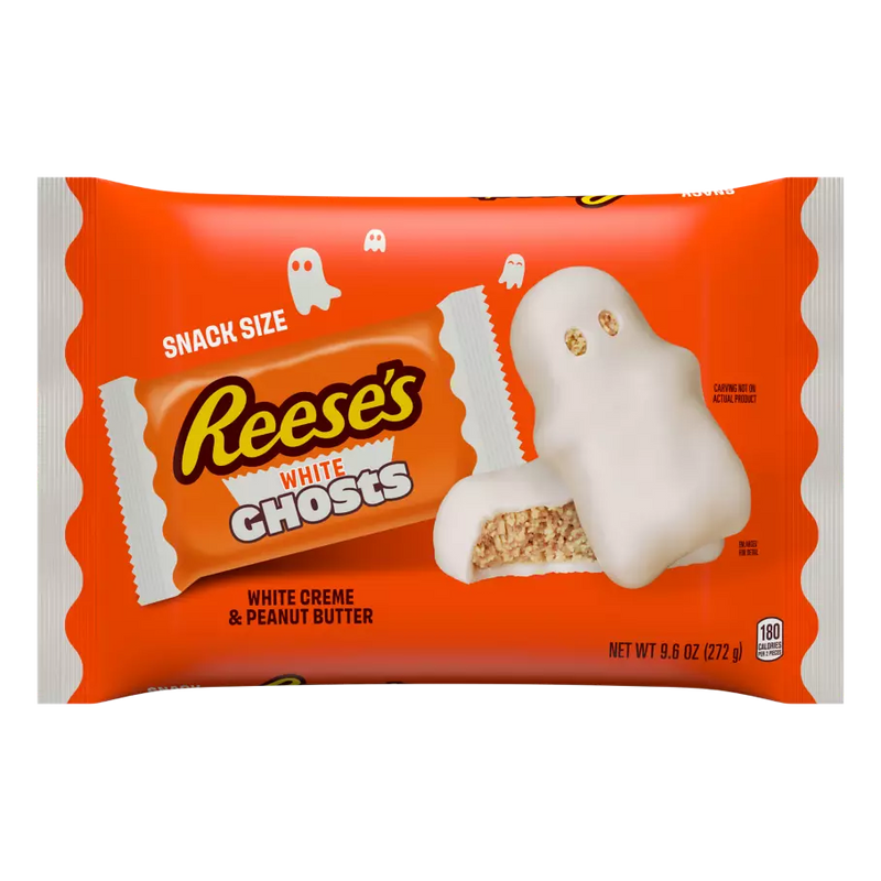Reese's Peanut Butter White Ghosts Snack Size 272g