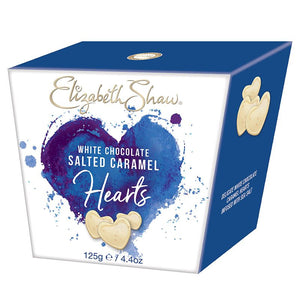 Elizabeth Shaw White Chocolate Salted Caramel Hearts 125g