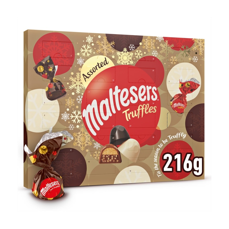 Maltesers Assorted Chocolate Truffles Advent Calendar 216g