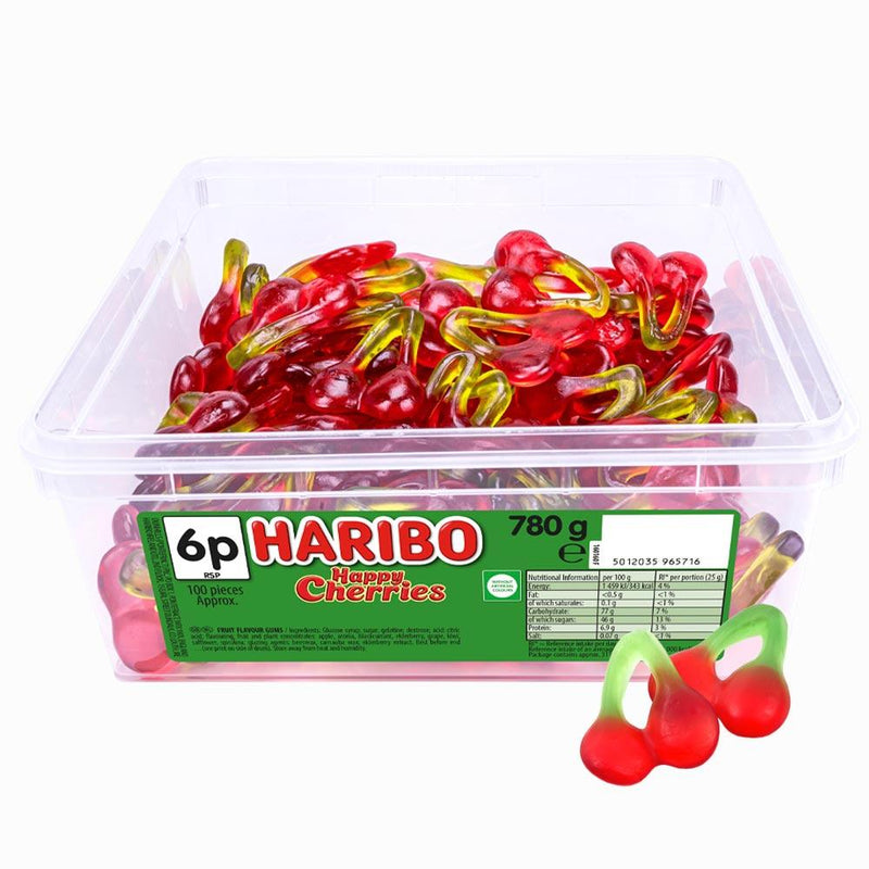 Haribo Happy Cherries Tub 770g