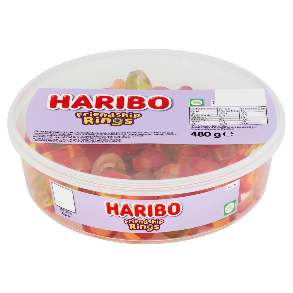 Haribo Friendship Rings Tub 480g