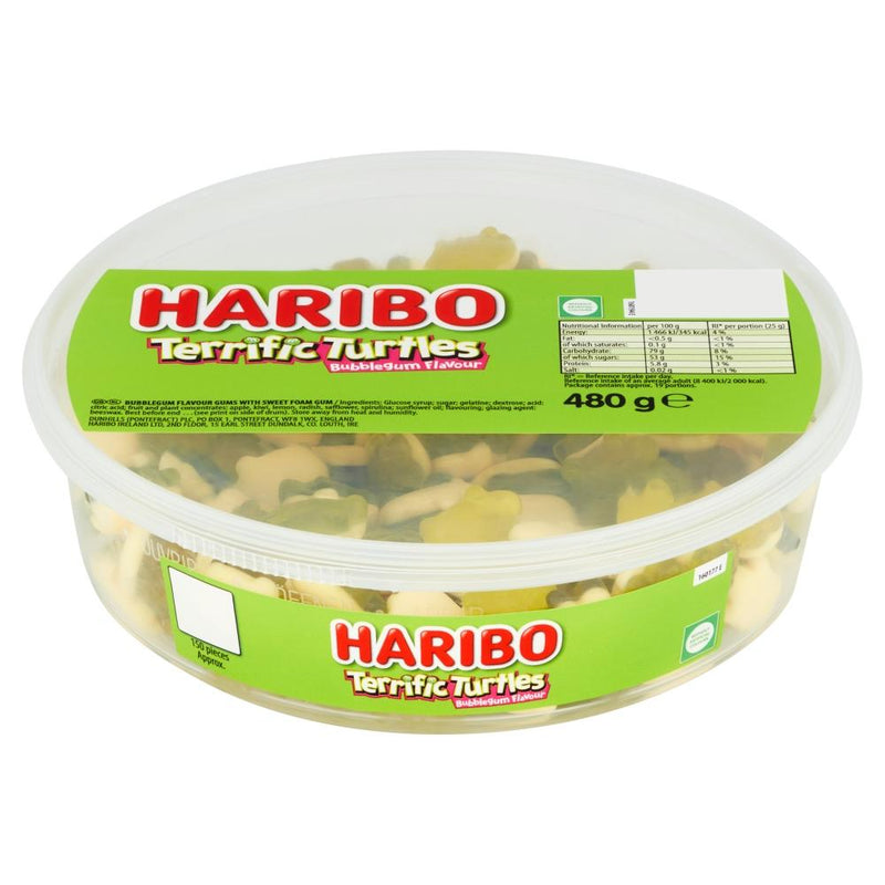 Haribo Terrific Turtles Bubblegum Flavour 480g