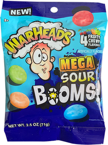 Warheads Mega Sour Booms 71g