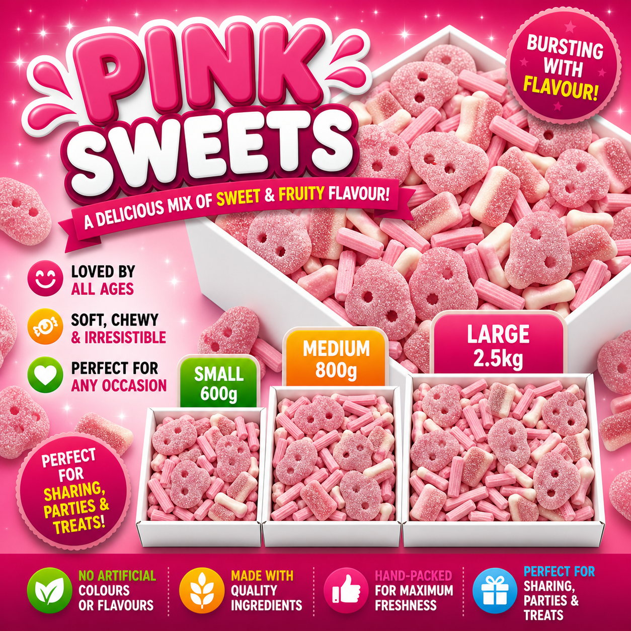 Pink Sweets Box
