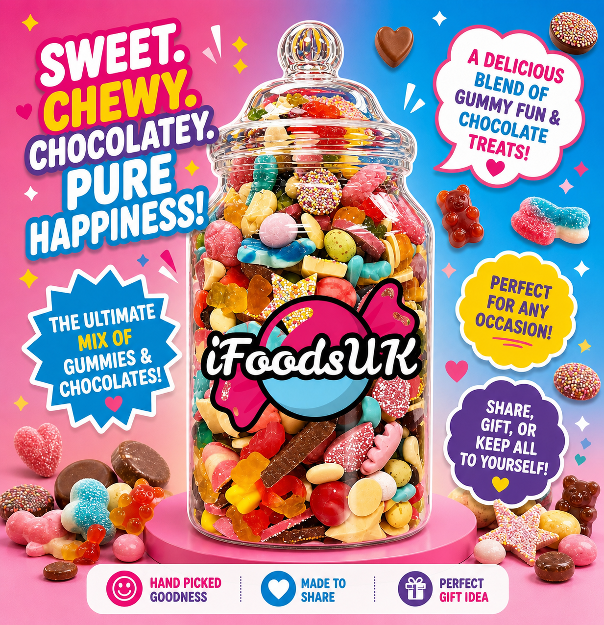 Gummy & Chocolate Jars