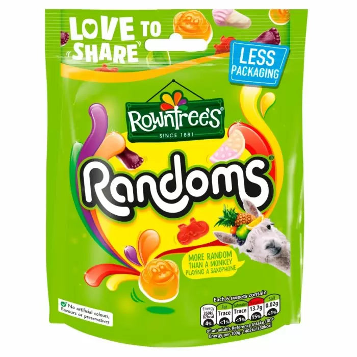 Rowntree's Randoms Sweets Sharing Bag 120g