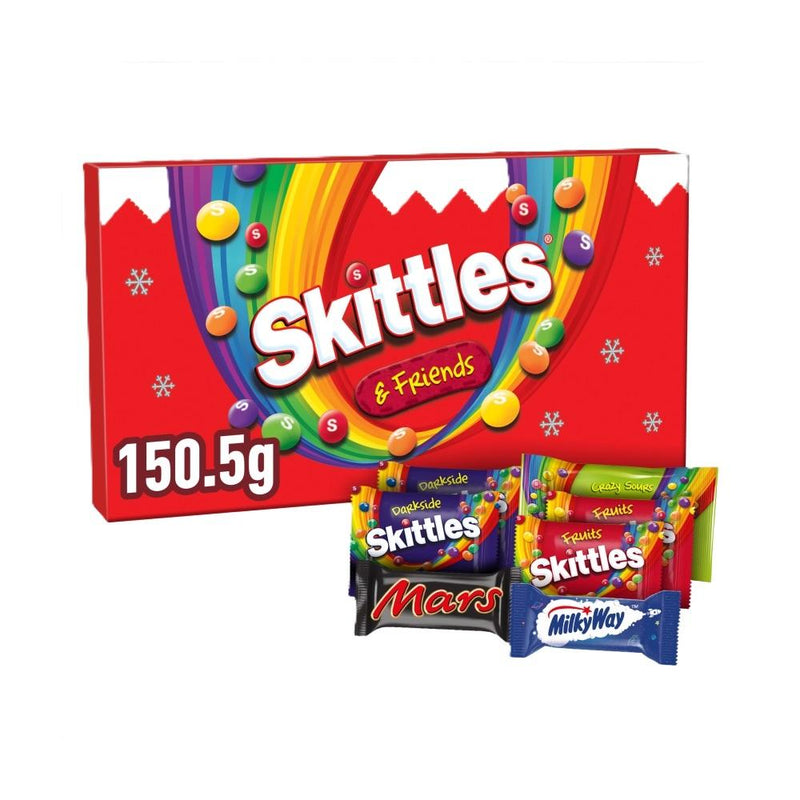 Skittles & Friends Sweets Christmas Selection Box 150g